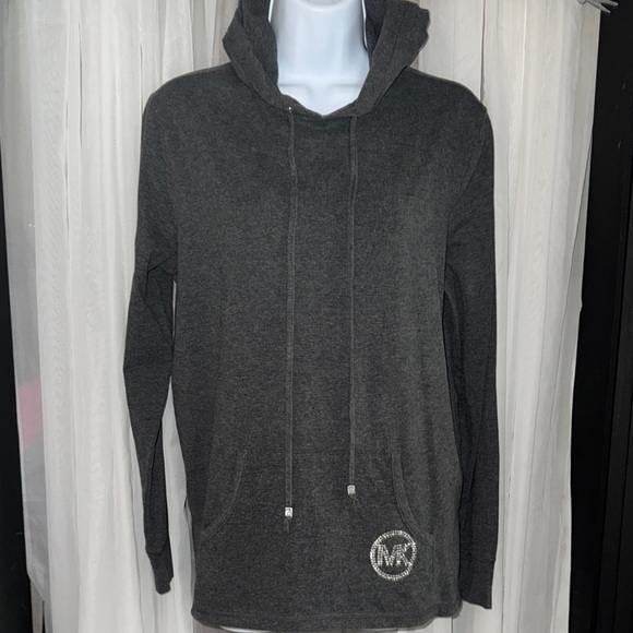 Michael Kors Tops - Michael Kors Gray Pullover Hoodie Sweatshirt